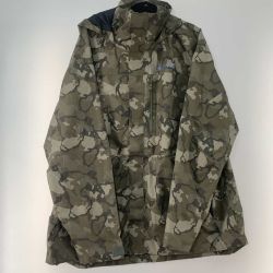 ●● SIMMS 釣り服飾 フィッシングジャケット SIZE XXL  カモフラージュ柄 オリーブ Bランク