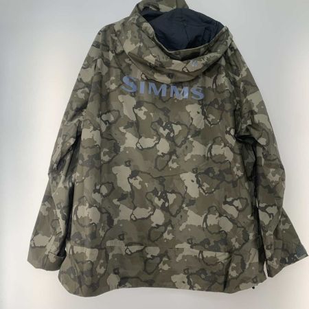  SIMMS 釣り服飾 フィッシングジャケット SIZE XXL  カモフラージュ柄 オリーブ