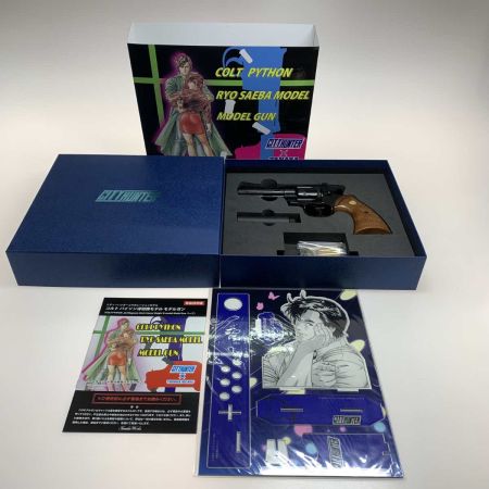   ミリタリー用品 モデルガン シティーハンターコラボ コルト パイソン 冴羽