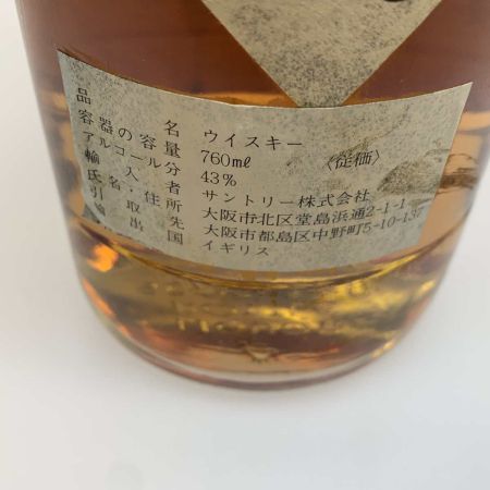   蒸留酒類 ウィスキー スコッチ 760ml HAIG 43％ 未開栓