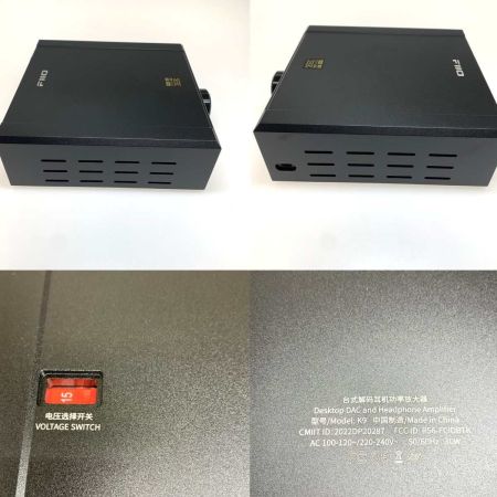  旭化成 オーディオ機器 ヘッドホンアンプ K9 AKM  FIO-K9AKM-B