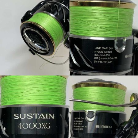  SHIMANO シマノ スピニングリール 17サステイン 4000XG 03761