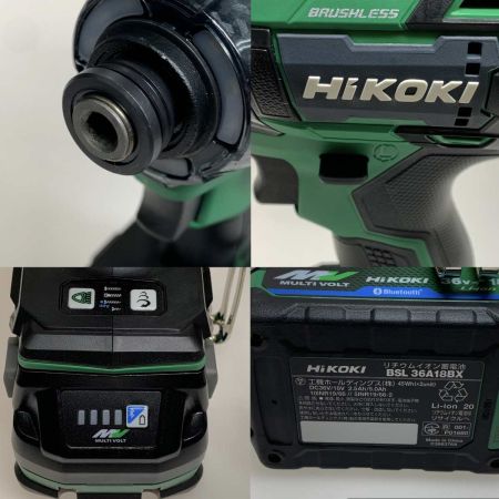  HiKOKI ハイコーキ  締付工具 インパクトドライバ　未使用品 WH36DD グリーン