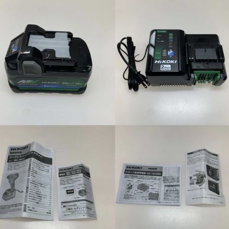  HiKOKI ハイコーキ 締付工具 インパクトドライバ 未使用品 WH36DD グリーン