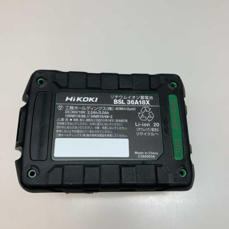  HiKOKI ハイコーキ 工具関連用品 バッテリー   未使用品 BSL36A18