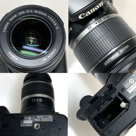  CANON キャノン デジタル一眼レフカメラ レンズ2本付き EOSKiss X3