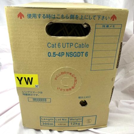   ネットワーク機器 LANケーブル Cat6 UTP Cable 0.5-4PNSGDT6 日本製線