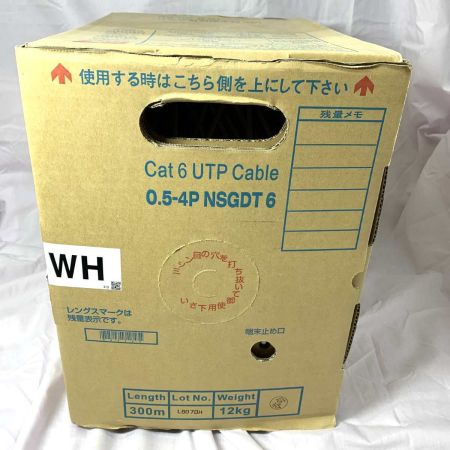 日本製線 ネットワーク機器 LANケーブル Cat6 UTP Cable 0.5-4PNSGDT6