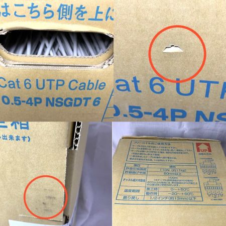  日本製線 ネットワーク機器 LANケーブル Cat6 UTP Cable 0.5-4PNSGDT6
