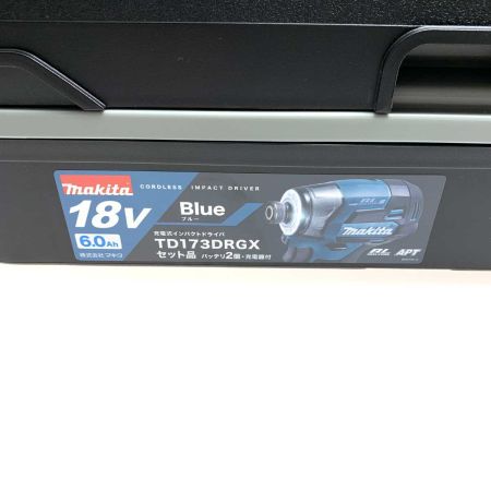 MAKITA マキタ 締付工具　インパクトドライバ  TD173DRGX ブルー