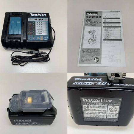  MAKITA マキタ 締付工具 インパクトドライバ TD173DRGX ブルー