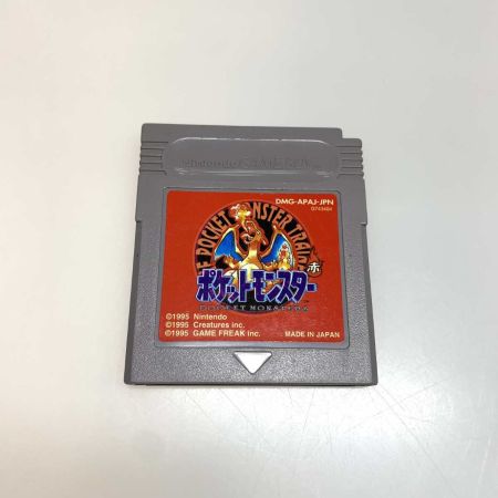   ゲーム関連 NINTENDO GBソフト ポケットモンスター 赤