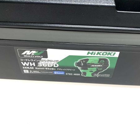  HiKOKI ハイコーキ 工具 インパクトドライバ WH36DD グリーン