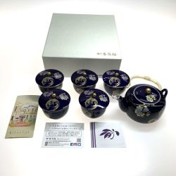 ●● KORANSHA Co. Ltd. 香蘭社 和食器 瑠璃花丸紋・茶器揃 R3003-AJF Sランク