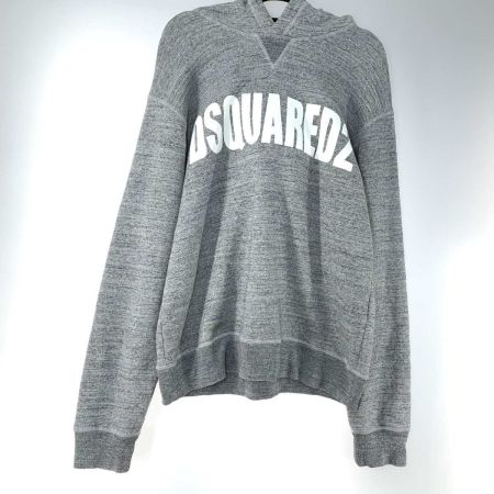  Dsquared2 ディースクエアード メンズ プルオーバーパーカー SIZE M  S25148 ライトグレー