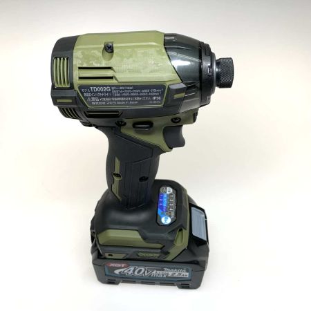  MAKITA マキタ 締付工具 インパクトドライバ  TD002GRDXO オリーブ