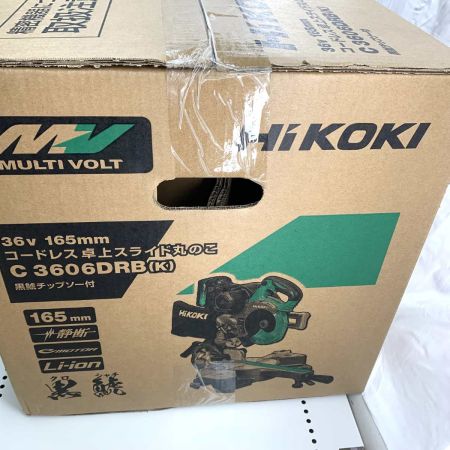  HiKOKI ハイコーキ 切断工具 スライド丸のこ　コードレス式 C3606DRB