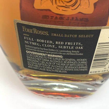   蒸留酒類 ウィスキー バーボン 750ml Four Roses 52％ ブラックラベル 未開栓
