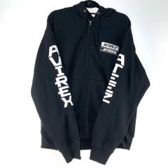  AVIREX アビレックス メンズ　ジップパーカーSIZE XL 783-5231012 ブラック Bランク