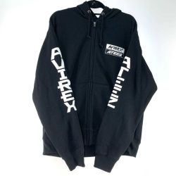 ●● AVIREX アビレックス メンズ　ジップパーカーSIZE XL 783-5231012 ブラック Bランク