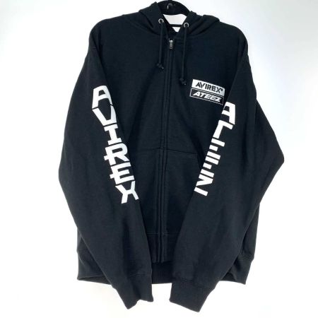  AVIREX アビレックス メンズ　ジップパーカーSIZE XL 783-5231012 ブラック