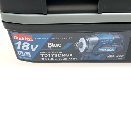  MAKITA マキタ 締付工具  インパクトドライバ  TD173DRGX ブルー