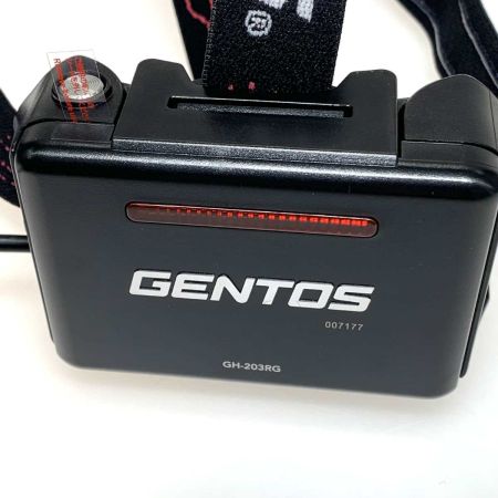  GENTOS アウトドア 登山 ヘッドライト  GH-203RG