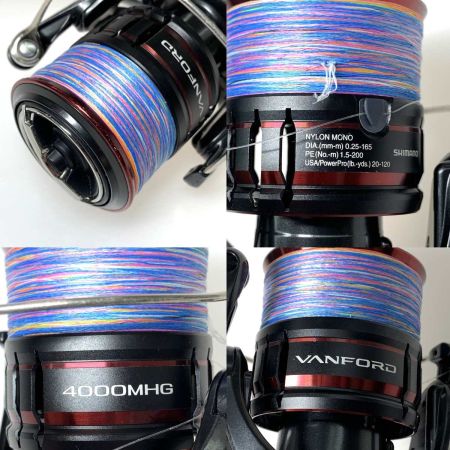  SHIMANO シマノ スピニングリール  20ヴァンフォード 4000MHG  本体のみ 04212
