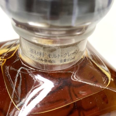 【北海道内限定発送】 ASAHI BREWERIES アサヒビール 蒸留酒類 ウィスキー アサヒビール 660ml ザ・ブレンド オブニッカ 未開栓