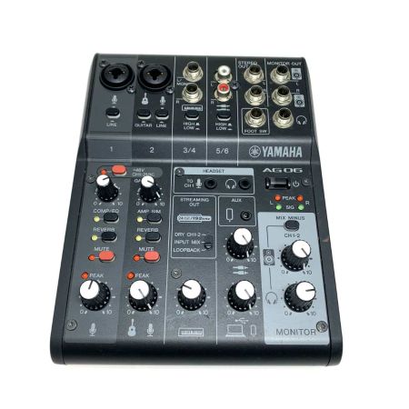  YAMAHA ヤマハ 楽器 ミキサー AG06 MK2