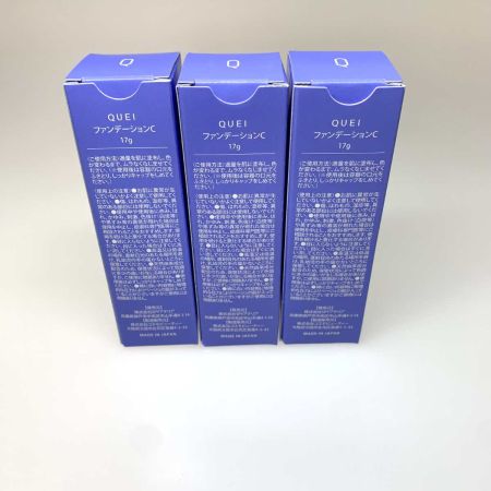   コスメ ファンデーション QUEI color change foundation 3本入り