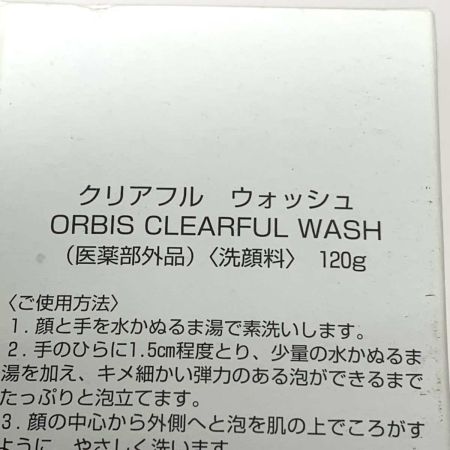   サニタリー用品 洗顔剤 ORBIS クリアフル ウォッシュ　医薬部外品