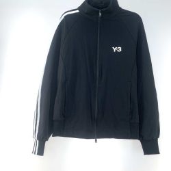 ●● adidas アディダス メンズ衣料  SIZE M トラックジャケット JF0668 ブラック Bランク