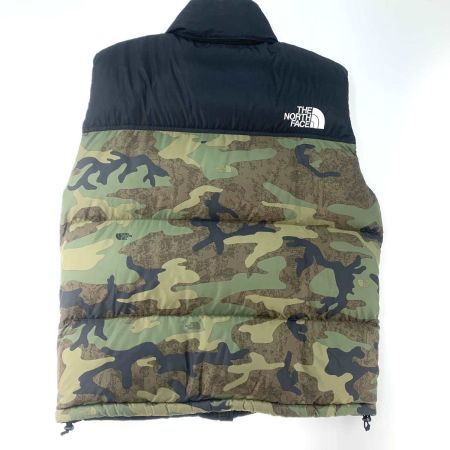  THE NORTH FACE ザノースフェイス ダウンベスト   SIZE XL メンズ ND92233 ブラック×迷彩