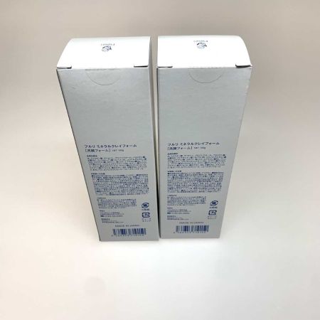   サニタリー用品 洗顔剤 フルリ ミネラルクレイフォーム 2本セット