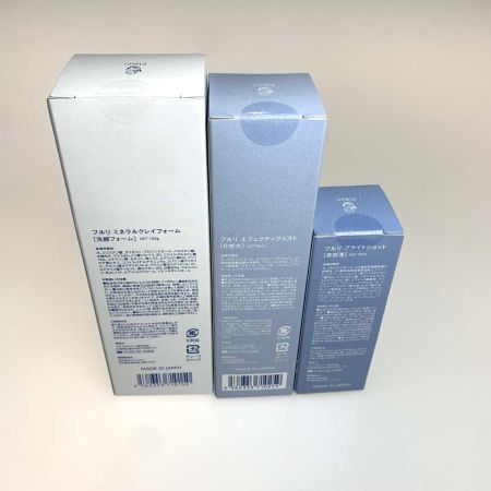   フルリ ブライトショット、エフェクティブミスト、ミネラルクレイフォーム 3本セット