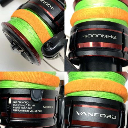  SHIMANO シマノ スピニングリール   20ヴァンフォード 4000MHG 本体のみ 04212