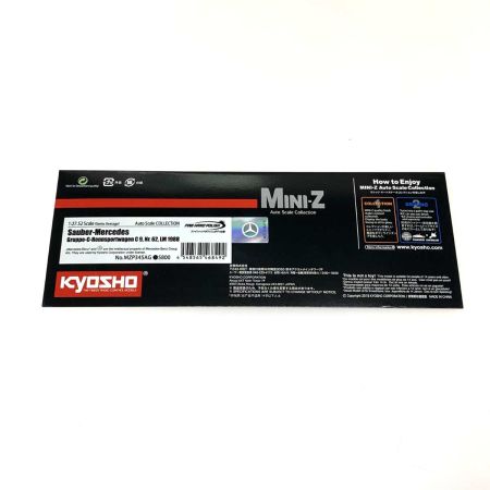 KYOSHO ミニカー モデルカー   ASC MR03 RWD ザウバーメルセデス C9 No62