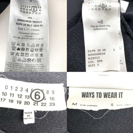  MM6 Maison Margiela メンズ パーカー SIZE S SH0GU0026 M25012 ブラック