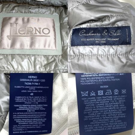  HERNO メンズ  ジャケット SIZE 46 GI00044UR-38087-1200 ホワイト