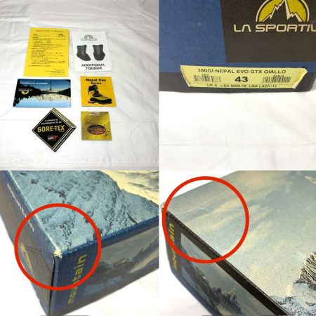  LA SPORTIVA トレッキングブーツ   SIZE 27.5cm NEPAL EVO GTX GIALLO 280GI イエロー