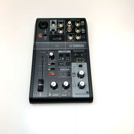  YAMAHA ヤマハ 楽器 　ミキサー  Live Streaming Mixer  AG03 MK2