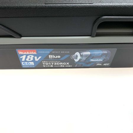  MAKITA マキタ 締付工具  インパクトドライバ TD173DRGX ブルー