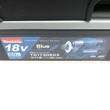  MAKITA マキタ 締付工具 インパクトドライバ TD173DRGX ブルー