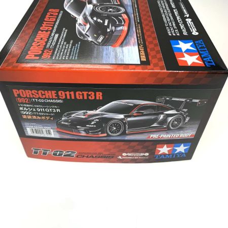  TAMIYA タミヤ ホビー ラジコン 1/10RC ポルシェ 911 GT3 R TT-02シャーシ