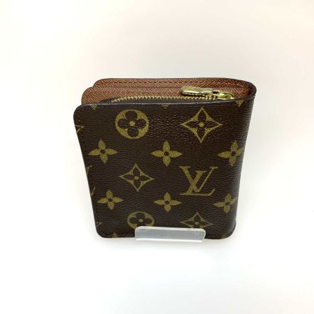  LOUIS VUITTON ルイヴィトン 2つ折り財布 モノグラム コンパクトジップ  M61667