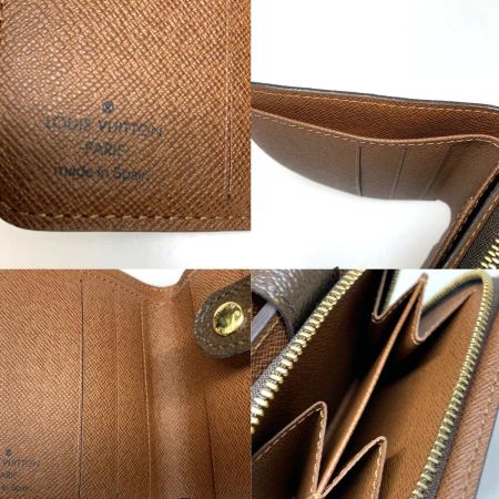  LOUIS VUITTON ルイヴィトン 2つ折り財布 モノグラム コンパクトジップ  M61667