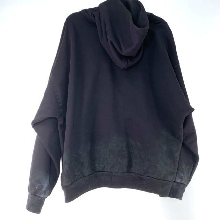  BALENCIAGA バレンシアガ パーカー  SIZE L  メタルBB ステンシル ブラック