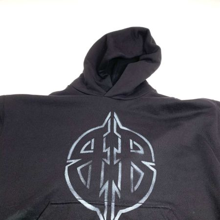  BALENCIAGA バレンシアガ パーカー  SIZE L  メタルBB ステンシル ブラック