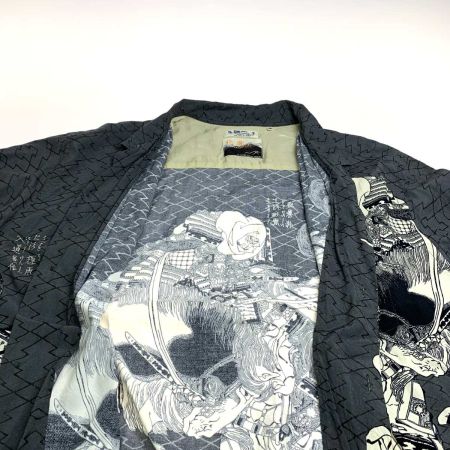  SUN SURF サンサーフ メンズ衣料 アロハシャツ 葛飾北斎 画本武蔵鐙 グレー